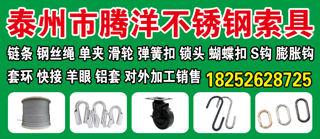 泰州市腾洋不锈钢索具